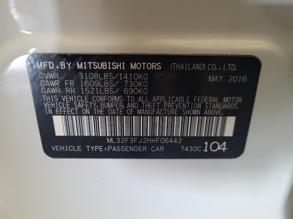 2017 Mitsubishi Mirage G4 ES - Photo 26