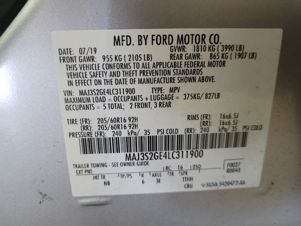 2020 Ford Ecosport SE - Photo 26