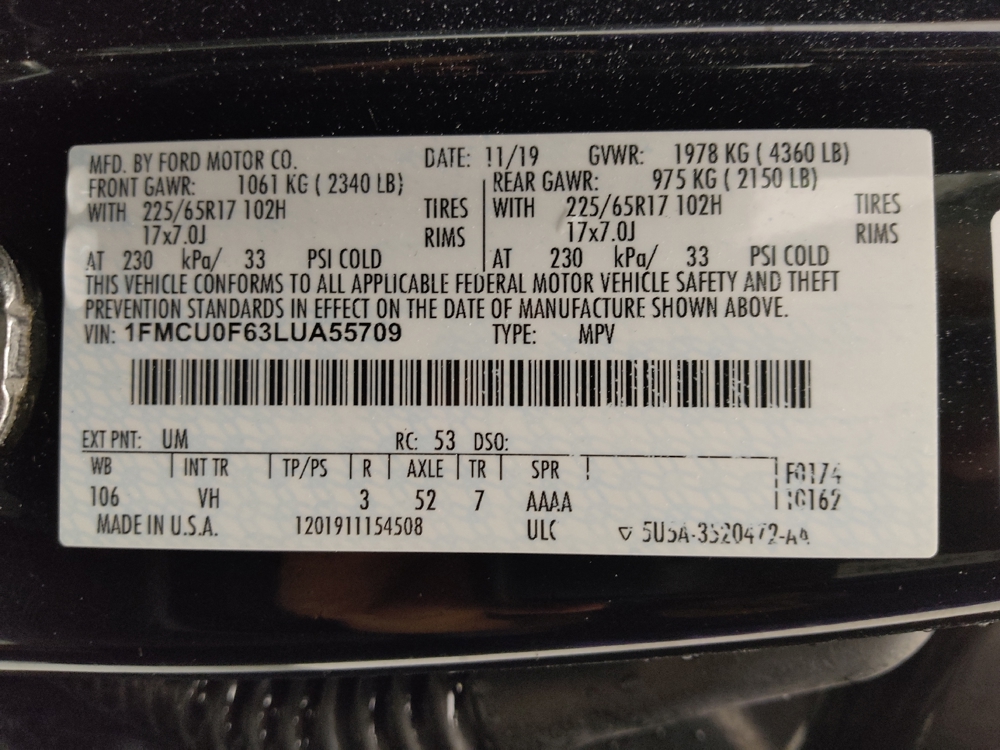2020 Ford Escape S - Photo 26