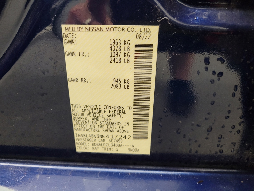 2022 Nissan Altima S - Photo 26